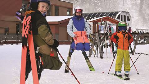 Kids in the Schweitzer village