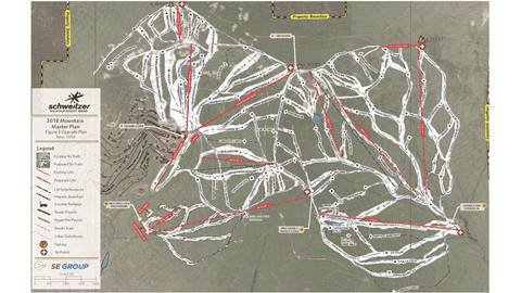 Map showing the future plans for Schweitzer