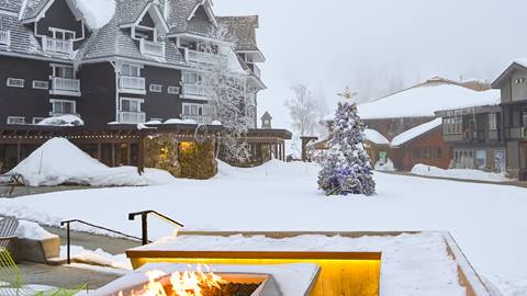 Village view from Selkirk Lodge at Schweitzer 