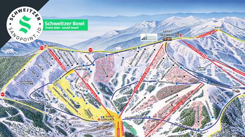 Schweitzer Trail Map image