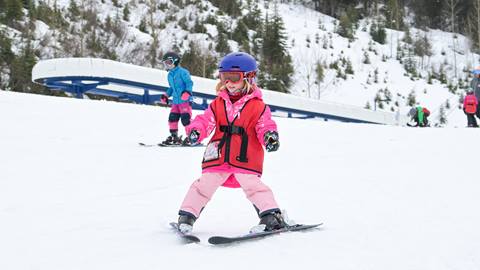 Young skier at Schweitzer