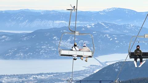 scenic lift ride lake view